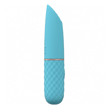 Vibrador Clitoriano Beso Tipo Lápiz Labial Loveline Azul