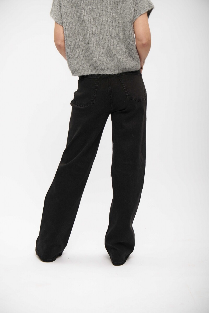 JEAN DANA WIDE LEG NEGRO
