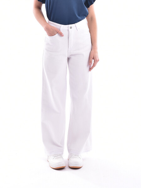 JEAN JAPÓN WIDE LEG BLANCO.