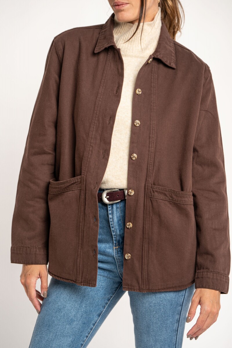Sobrecamisa Marrón