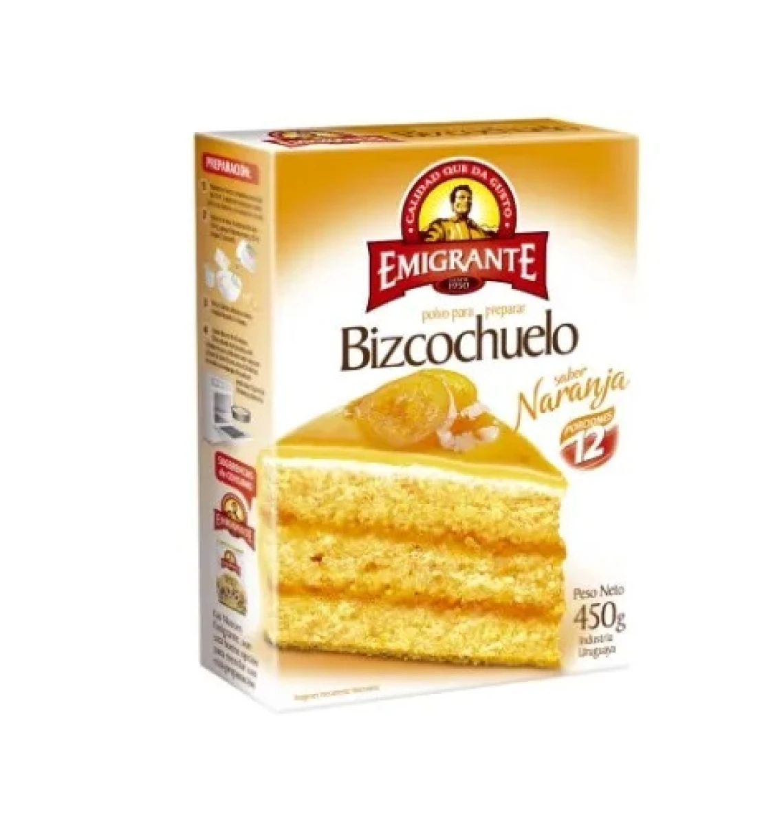 BIZCOCHUELO NARANJA EMIGRANTE 450 GRS 