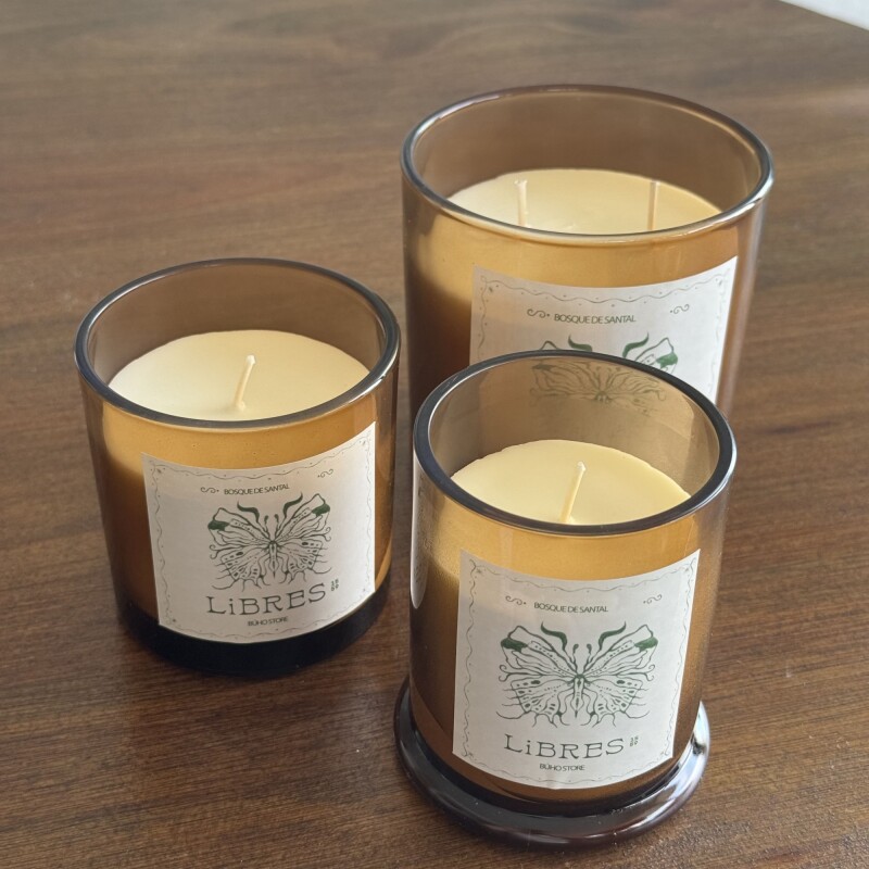 Vela aromática 280g Bosque de Santal