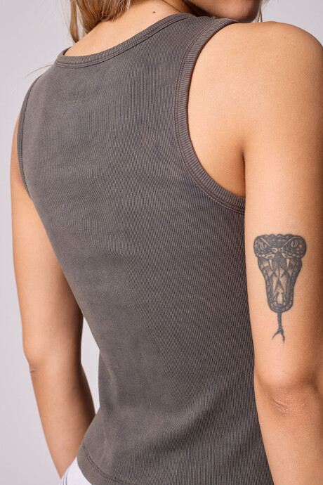 TOP SELENE DIXIE Gris Oscuro