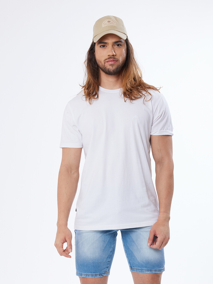 T-SHIRT SULTAN RUSTY - Blanco 