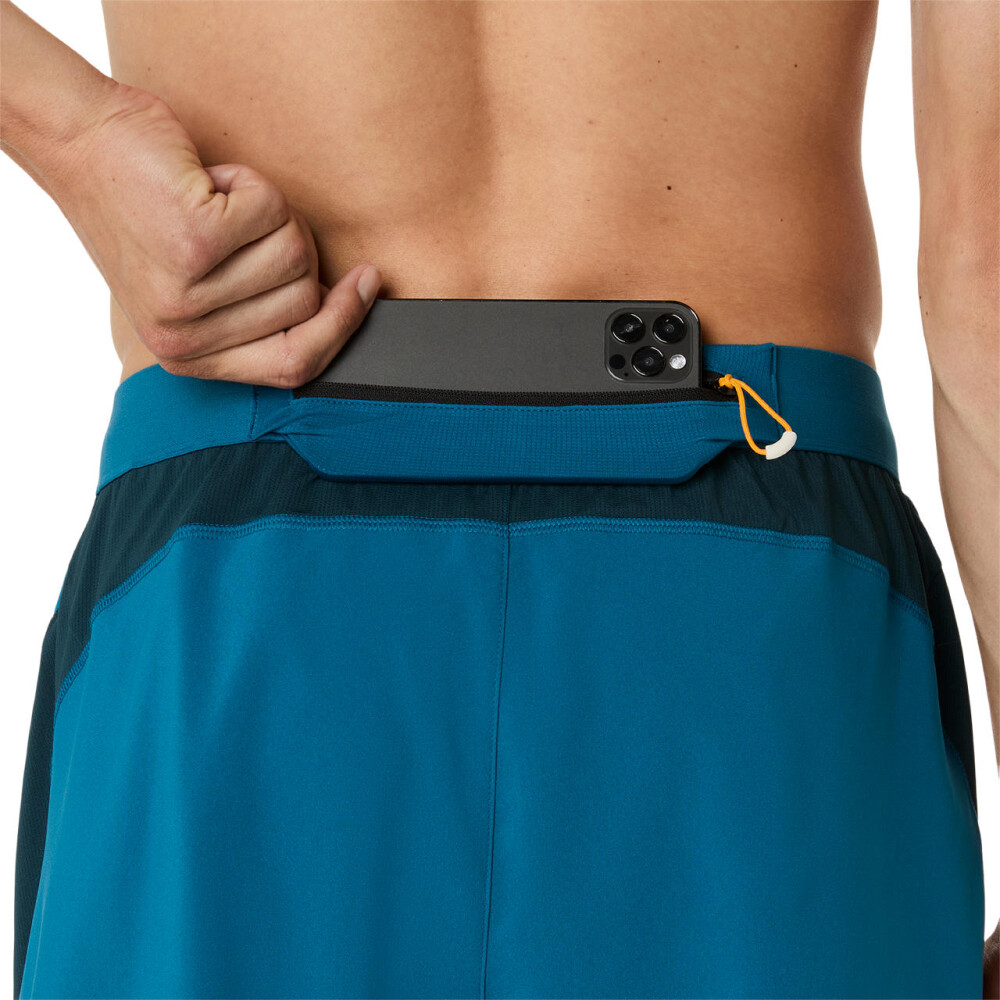 Short Running Road 5In Hombre Tranquil Teal/dark Teal/yamabuki