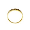 Anillo Sin Fin-Oro Bajo-Piedra Rubi-AN8137 conpiedra