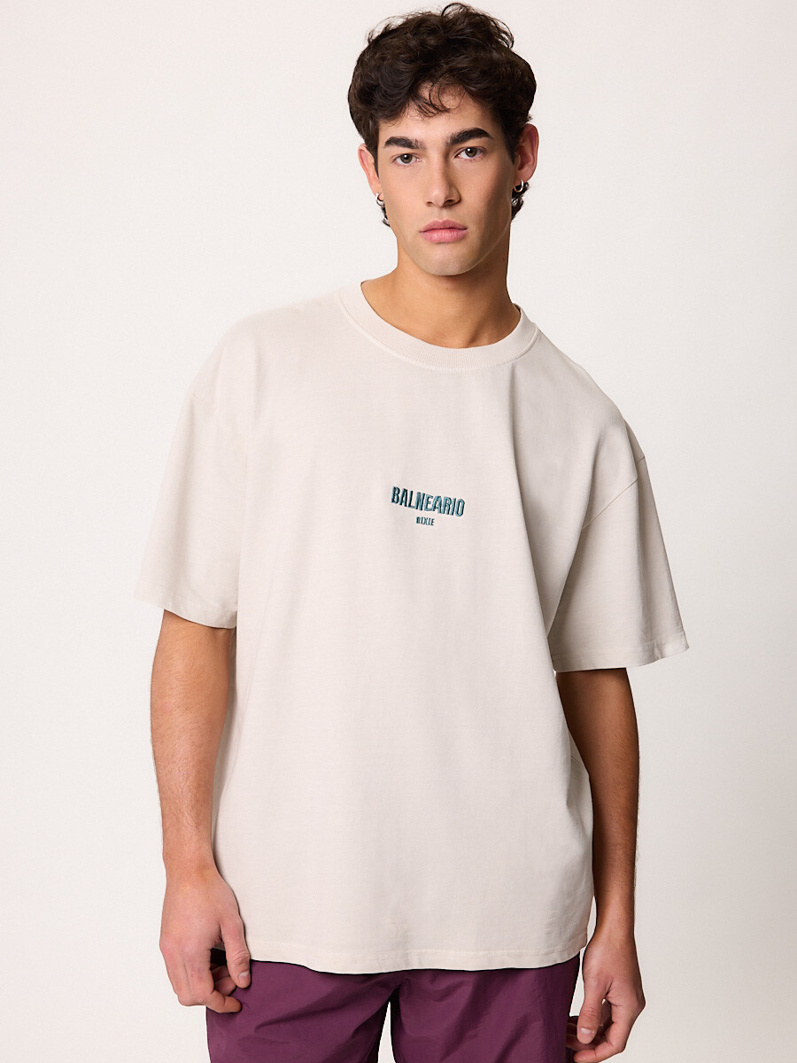 T-SHIRT M/C VITAK DIXIE Gris Claro
