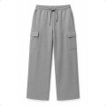 Pantalón Jogging Deportivo Tipo Cargo Gris Claro