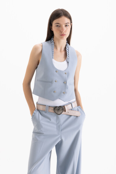 CHALECO CAPRI Celeste