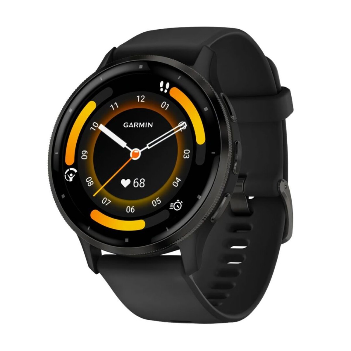 Reloj Smartwatch Garmin Venu 3 Stainless Steel Bezel Black 
