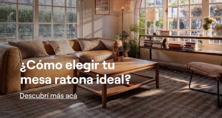 Mesas ratonas: el toque que transforma tu living