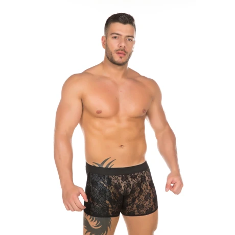 Boxer Hombre Renda Pimenta Sexy Negro