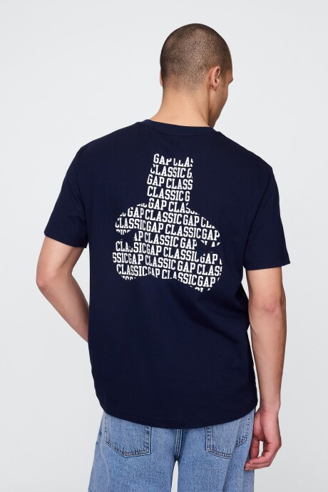 Remera Con Bolsillo Oso Brannan Hombre Navy Uniform