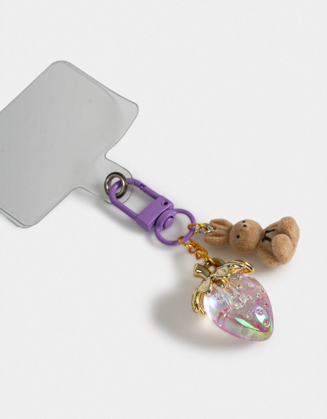 Accesorios De Celular Varios Accesorios Celular Accesorio Para Celular Con Charm - Violeta Lila