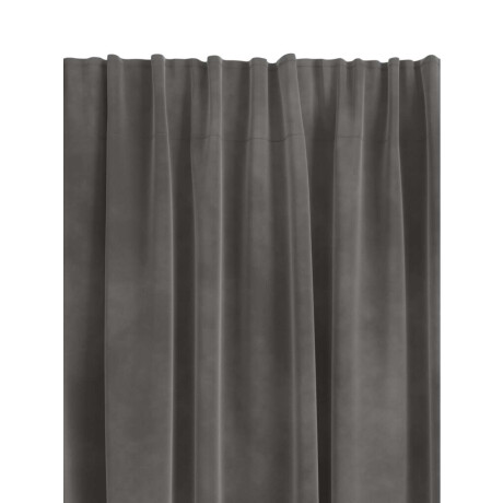 Cortina Austra 1X140X300 Terciopelo Gris