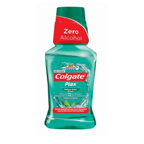 ENJUAGUE BUCAL COLGATE PLAX 180 ML MENTA ENJUAGUE BUCAL COLGATE PLAX 180 ML MENTA