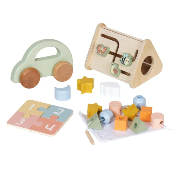 Set juguetes estimulacion madera bebe +12 meses Set juguetes estimulacion madera bebe +12 meses