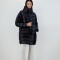 Herno-Chaqueta de nylon rellena de plumas, Dora Negro