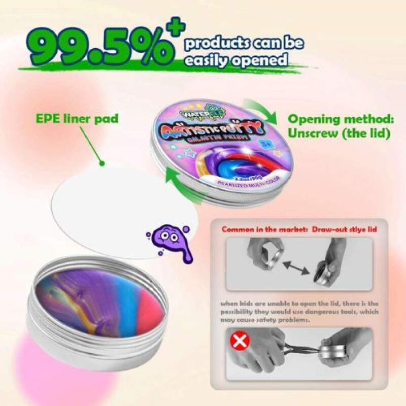 Dazzling Multicolor Slime P001