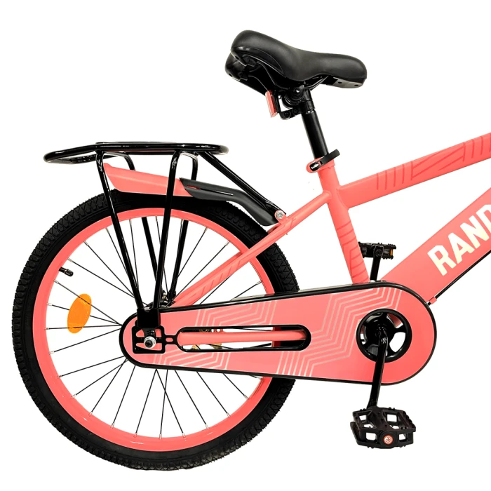 Bicicleta infantil rodado 20 Con Canasto Rosa