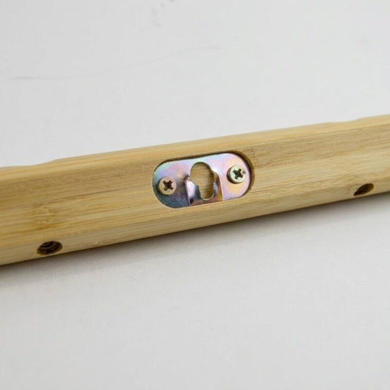 Perchero de pared 5 ganchos en Bambú MADERA