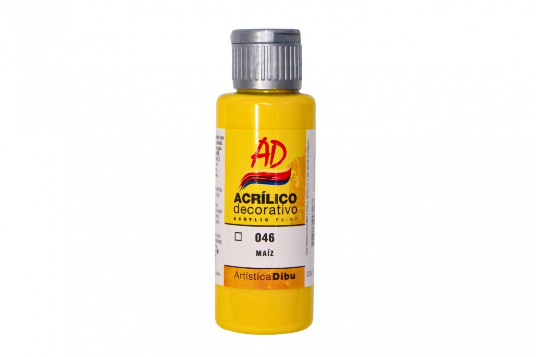 PINTURA ACRILICA ARTISTICA DIBU 60 ML. DIFERENTES COLORES - COLOR MAIZ 046 