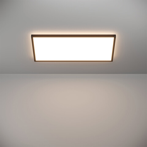 Plafón negro IP44 LED 17,2W 3 tonos 58X31cm ROVITO EG3620