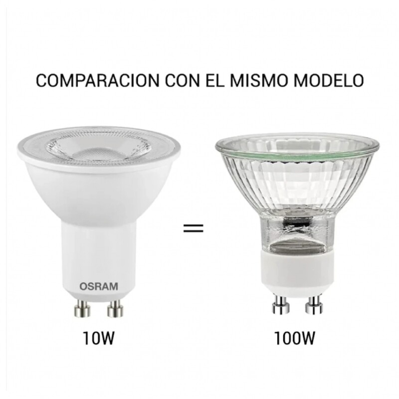 DICROICA LED OSRAM GU10 5W PAR16 ECO 110º 3000K Dicroica LED OSRAM GU10 5W PAR16 ECO 110º 3000K