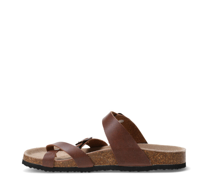 Sandalia BIRKANA descalza Brown