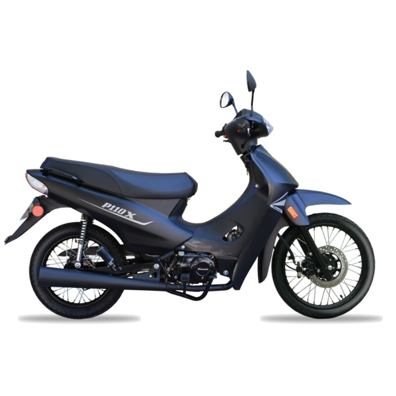 Moto Baccio Cub P110 X Negro Mate