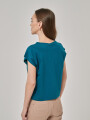 Blusa Fedwer Verde Azulado