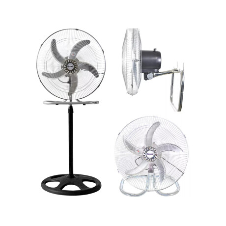 Ventilador 3 En 1 Microsonic Turbo Pie Mesa Pared Metalico Ventilador 3 En 1 Microsonic Turbo Pie Mesa Pared Metalico