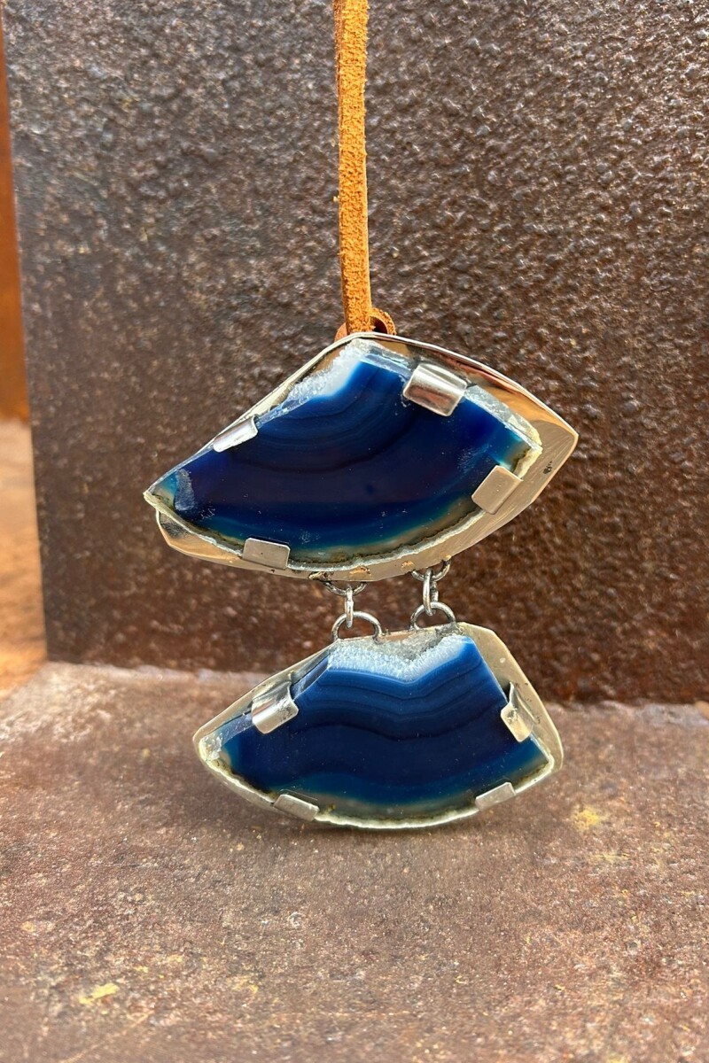 Cracked Necklace Azul
