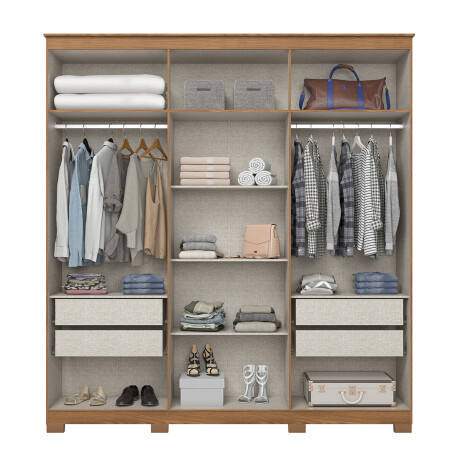 ROPERO 6 PUERTAS GUARDARROPA ARMARIO PLACARD CLOSET CON ESPEJO ROPERO 6 PUERTAS GUARDARROPA ARMARIO PLACARD CLOSET CON ESPEJO