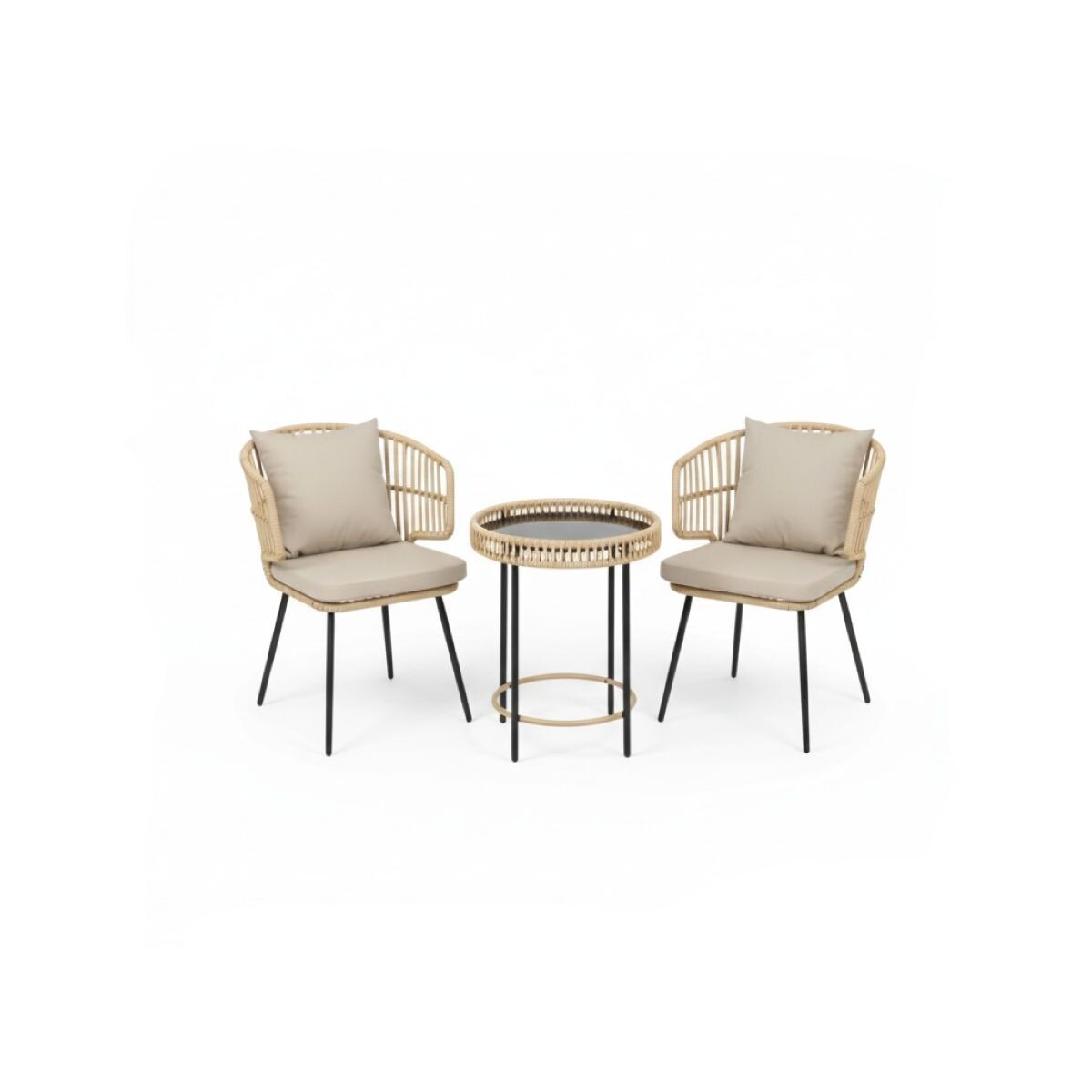 JGO MESA C/SILLON BEIGE 3PZAS 