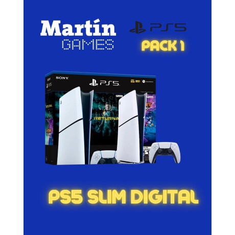 PS5 SLIM DIGITAL 0KM + 2 JUEGOS PS5 SLIM DIGITAL 0KM + 2 JUEGOS