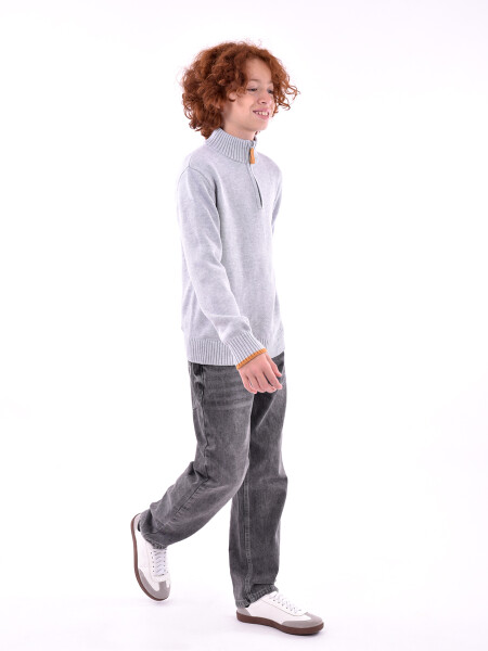 BUZO GUIDO GRIS MELANGE M