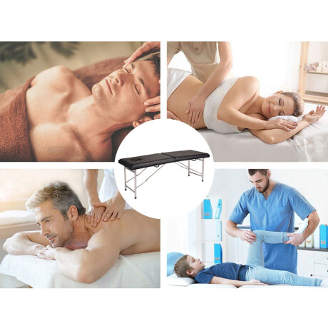 Set Camilla Profesional Masajes c/ Valija + Masajeador Relax Rojo