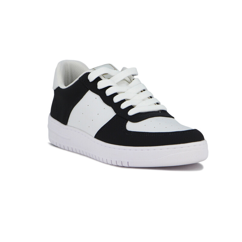 Actvitta Calzado Deportivo Hombre Acordonado Blanco-Negro