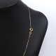 Cadena en oro 18k con dije corazon. Largo 40 cm Cadena en oro 18k con dije corazon. Largo 40 cm