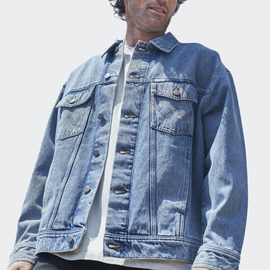 Campera Wrangler Denim Azul