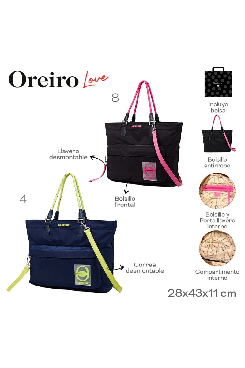 Cartera Las Oreiro Azul