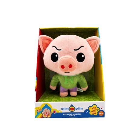 Peluche Musical Hoggie – Con Sonidos y Canciones Original ROSA