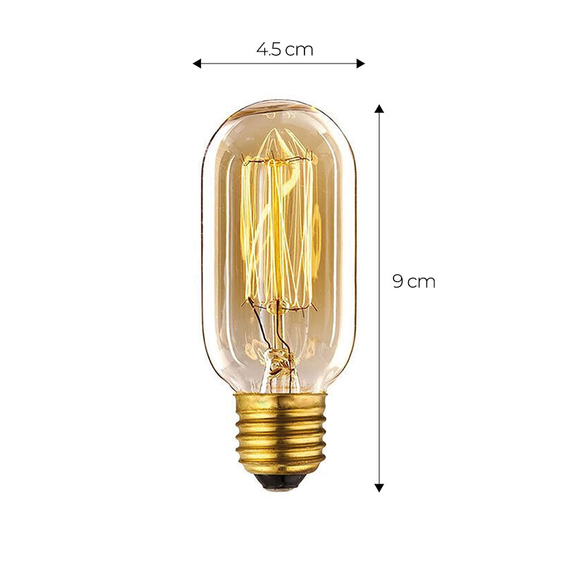 Lámpara Edison T45 40W Lámpara Edison T45 40W