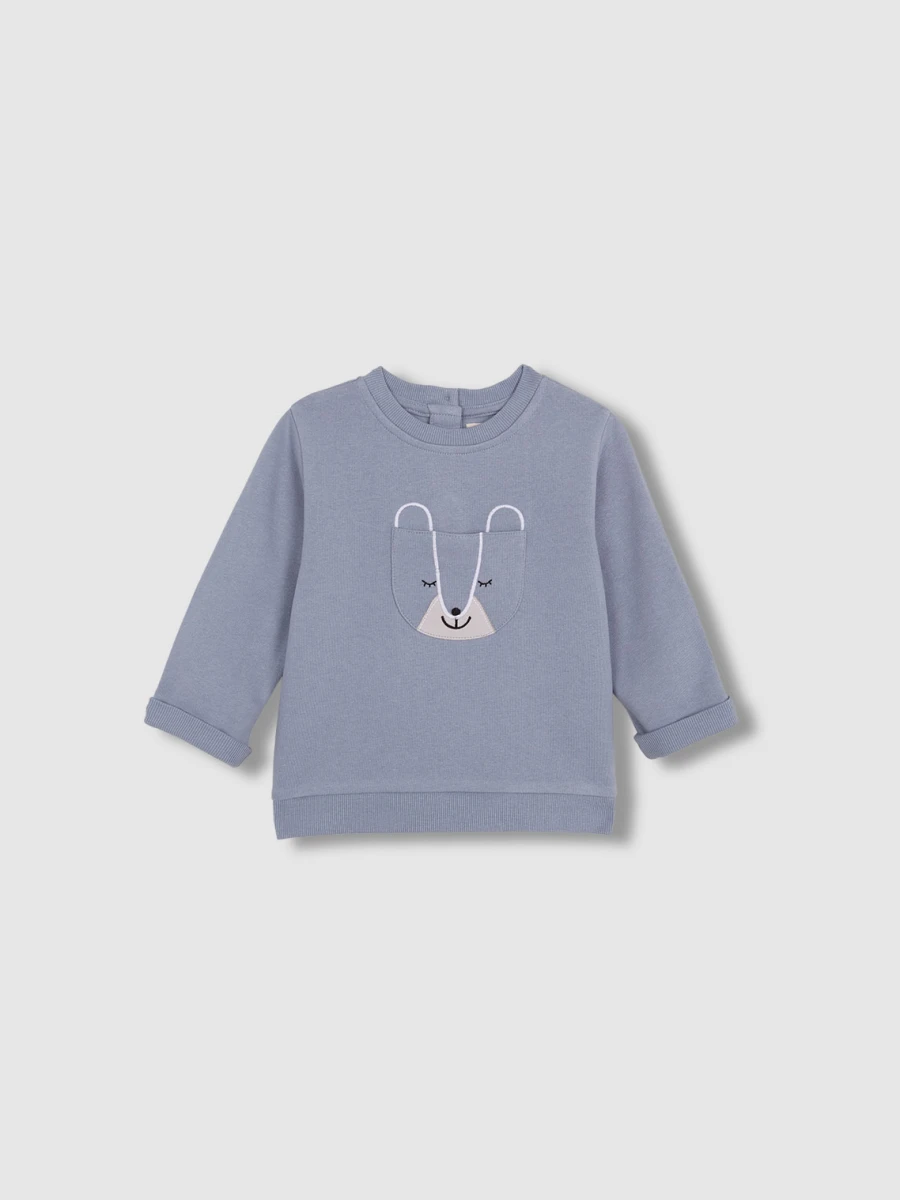Sudadera Azul Azul Viejo