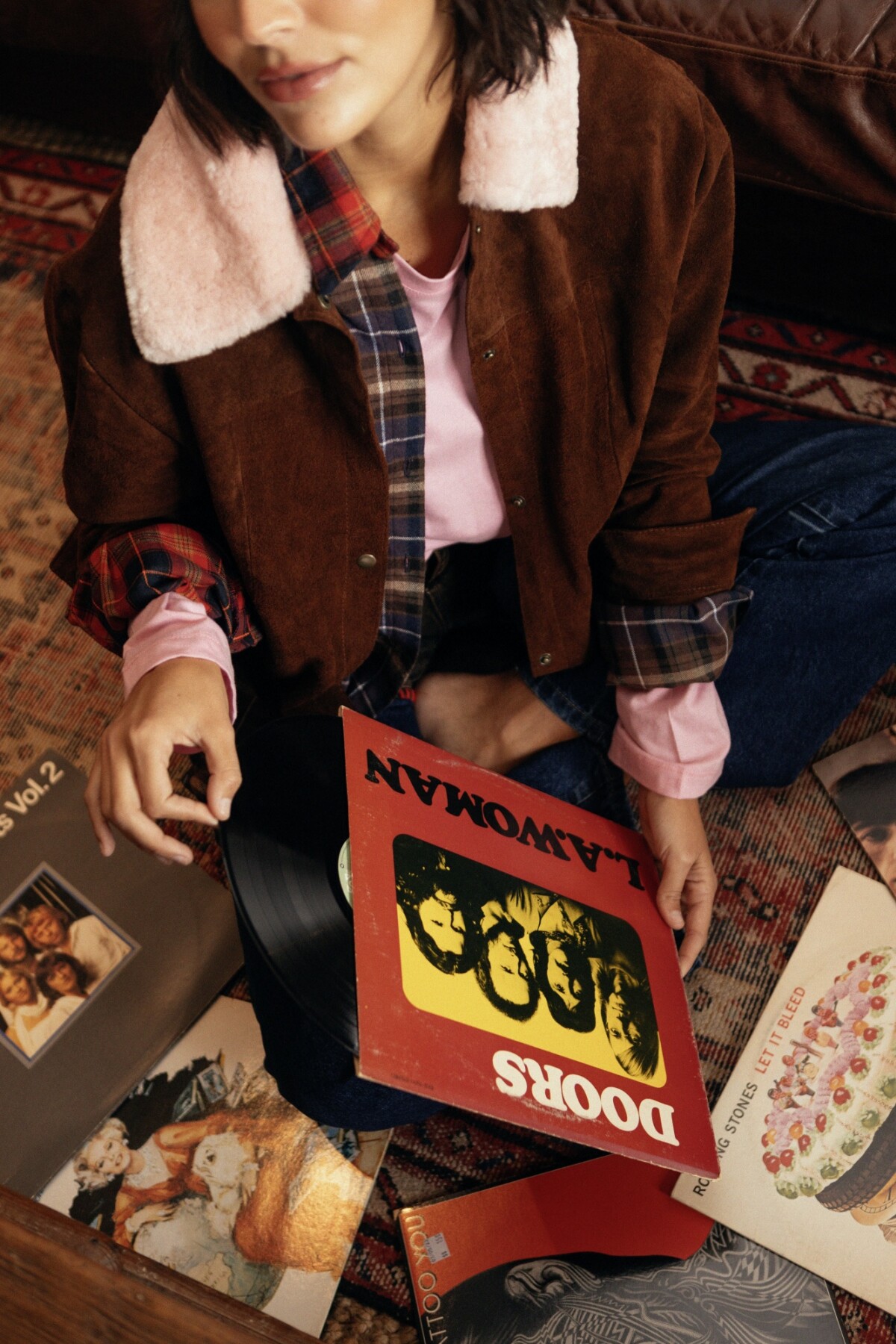 Warm Shirt Chocolate / Rosado