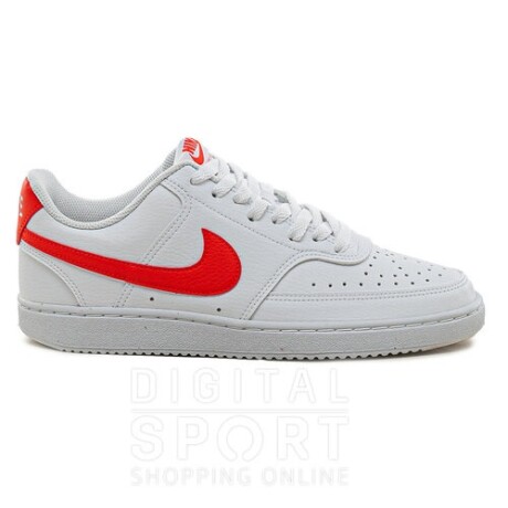 Champion Nike Moda Hombre Court Vision LO Nn White/Picante Red S/C