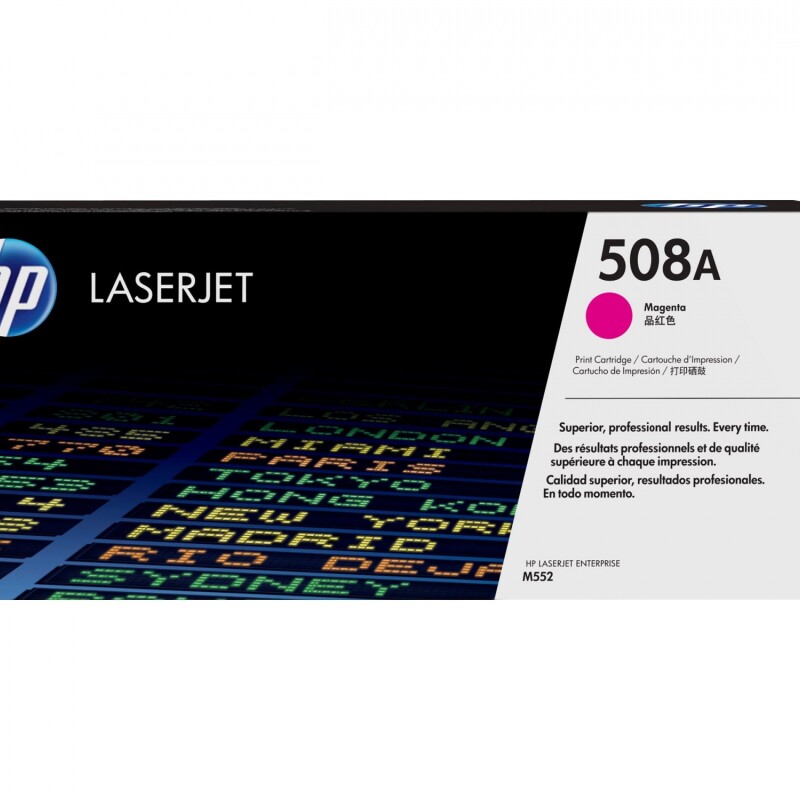 HP 508A - Magenta - original - LaserJet - cartucho de tóner (CF363A) - para Color LaserJet Enterprise MFP M577; LaserJet Enterpr HP 508A - Magenta - original - LaserJet - cartucho de tóner (CF363A) - para Color LaserJet Enterprise MFP M577; LaserJet Enterpr