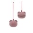 porta chupete pod silicona oso rosa