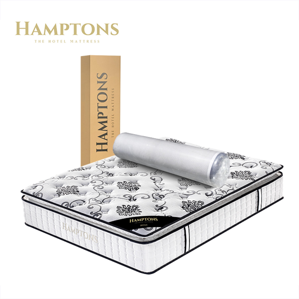 Colchon de resortes 2 Plazas Hamptons Bronze 